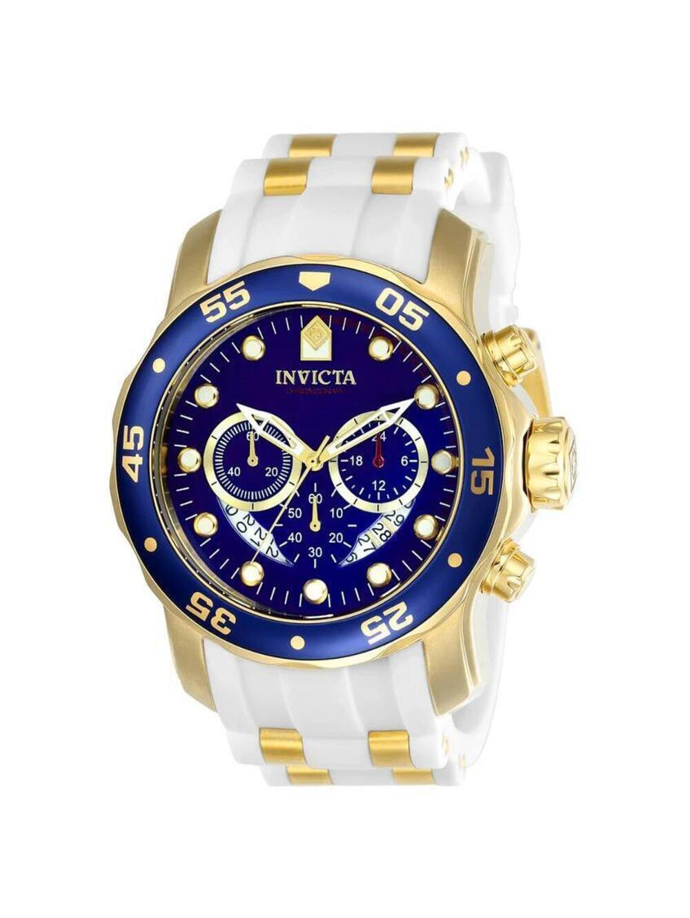 Invicta Pro Diver SCUBA Men's Watch - 48mm. Gold, White (20288)
